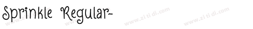 Sprinkle Regular字体转换